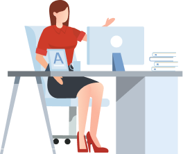 お問い合わせのイラスト