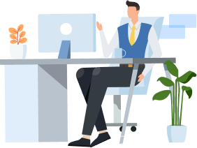 お問い合わせのイラスト